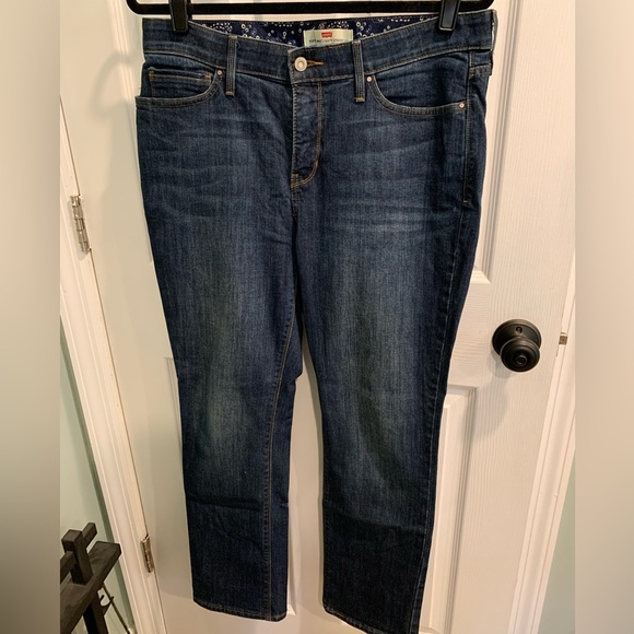 Levi Perfect Waist 525 Straight Leg Jeans 12 SC - Picture 1 of 6